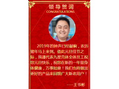 九星殼體總經理王書彬新年祝福 2019企業新年寄語之十三