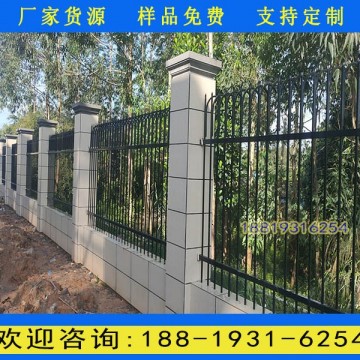 廣州鐵藝欄桿生產廠家 佛山廠區圍墻