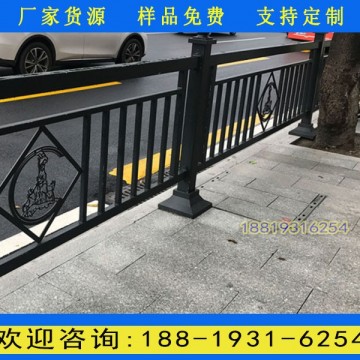 廣州鋼板雕刻道路護欄 人行道隔離護