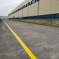 蘇州太倉廠區人行道、吳江工廠車間通道畫線、常熟斑馬線標線